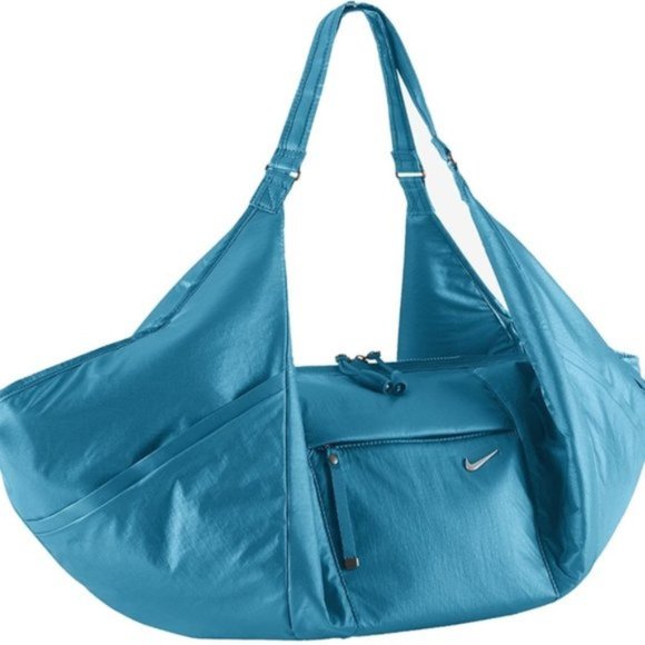 Nike Bags New Nike Victory Gym Duffle Turquoise Blue Quilted Puffer